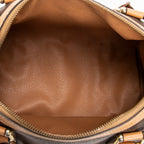 Celine - Mini Boston Vintage - Marron/Beige