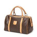 Bolso Vintage Pequeño Boston Lona Macadam Marrón