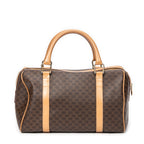 Bolso Vintage Pequeño Boston Lona Macadam Marrón