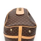 Bolso Vintage Pequeño Boston Lona Macadam Marrón