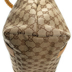 Shoulder bag Vertical Bamboo Bar Shopper Tote Yellow Monogrammed Canvas