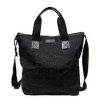 Shoulder bag 2-Way Tote Black Horsebit Print Canvas