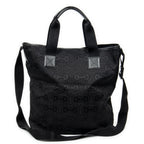 Shoulder bag 2-Way Tote Black Horsebit Print Canvas