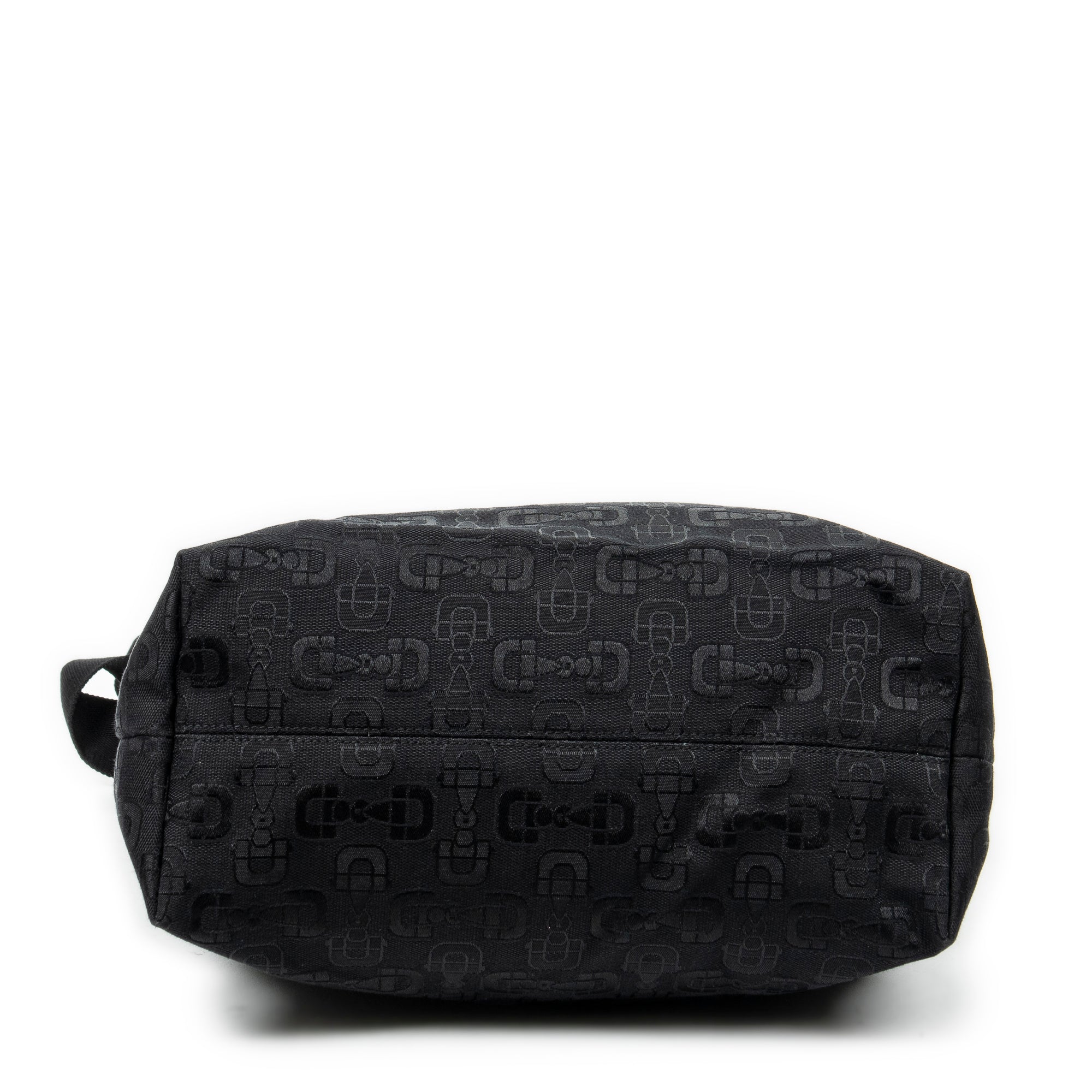 Shoulder bag 2-Way Tote Black Horsebit Print Canvas