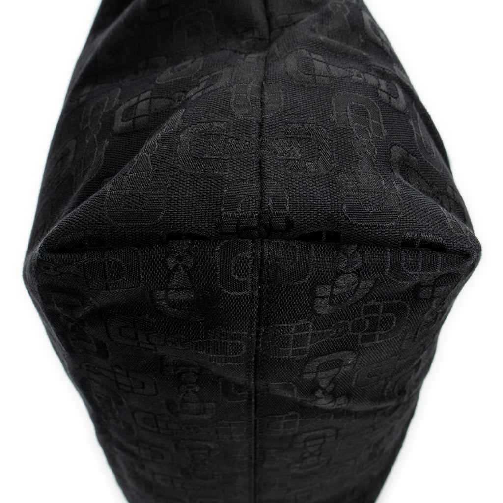 Shoulder bag 2-Way Tote Black Horsebit Print Canvas