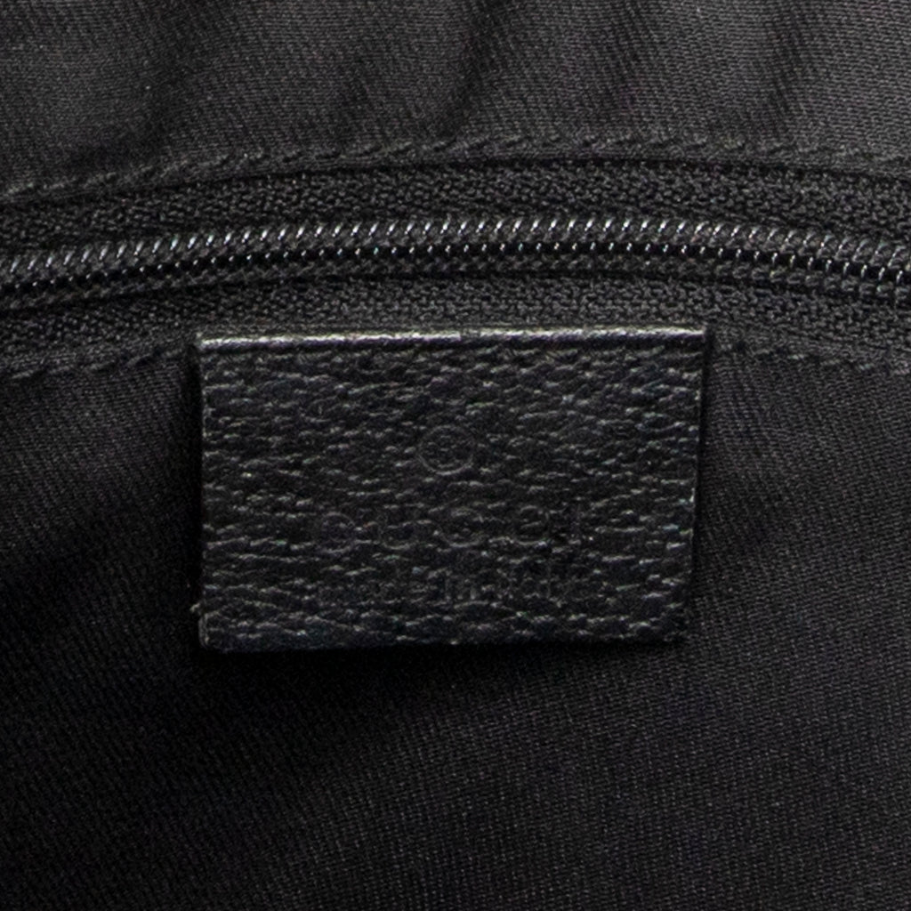 Handbag Small Abbey D-Ring Tote Black Monogrammed Canvas