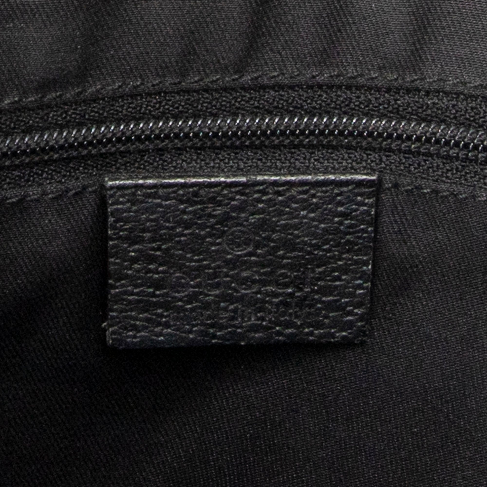 Handbag Small Abbey D-Ring Tote Black Monogrammed Canvas