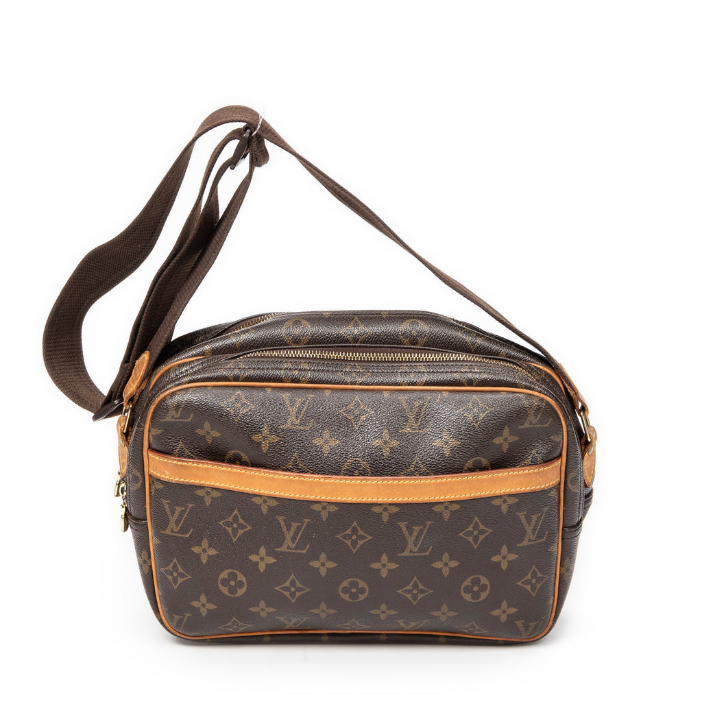 Shoulder bag Reporter PM Brown Monogram Canvas