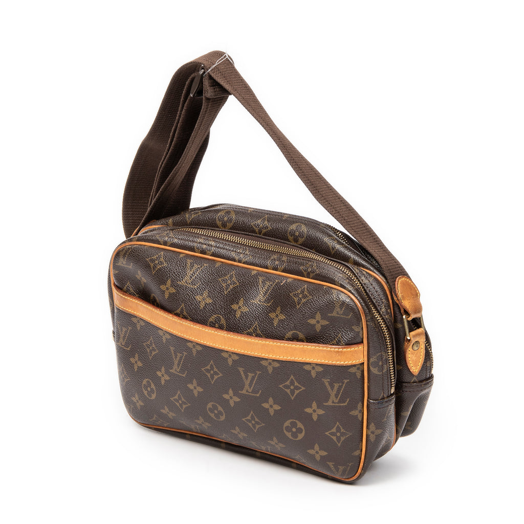 Shoulder bag Reporter PM Brown Monogram Canvas