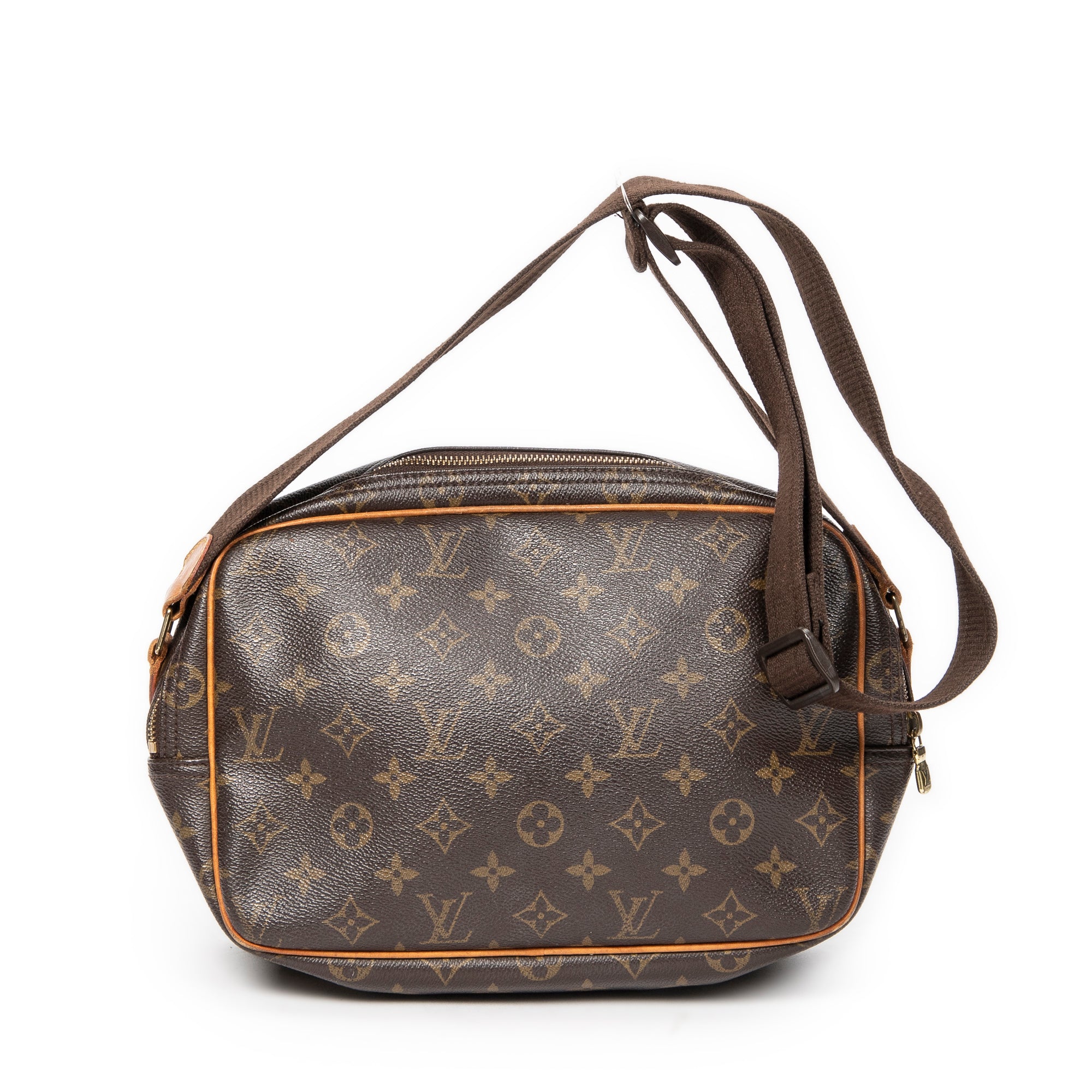 Shoulder bag Reporter PM Brown Monogram Canvas