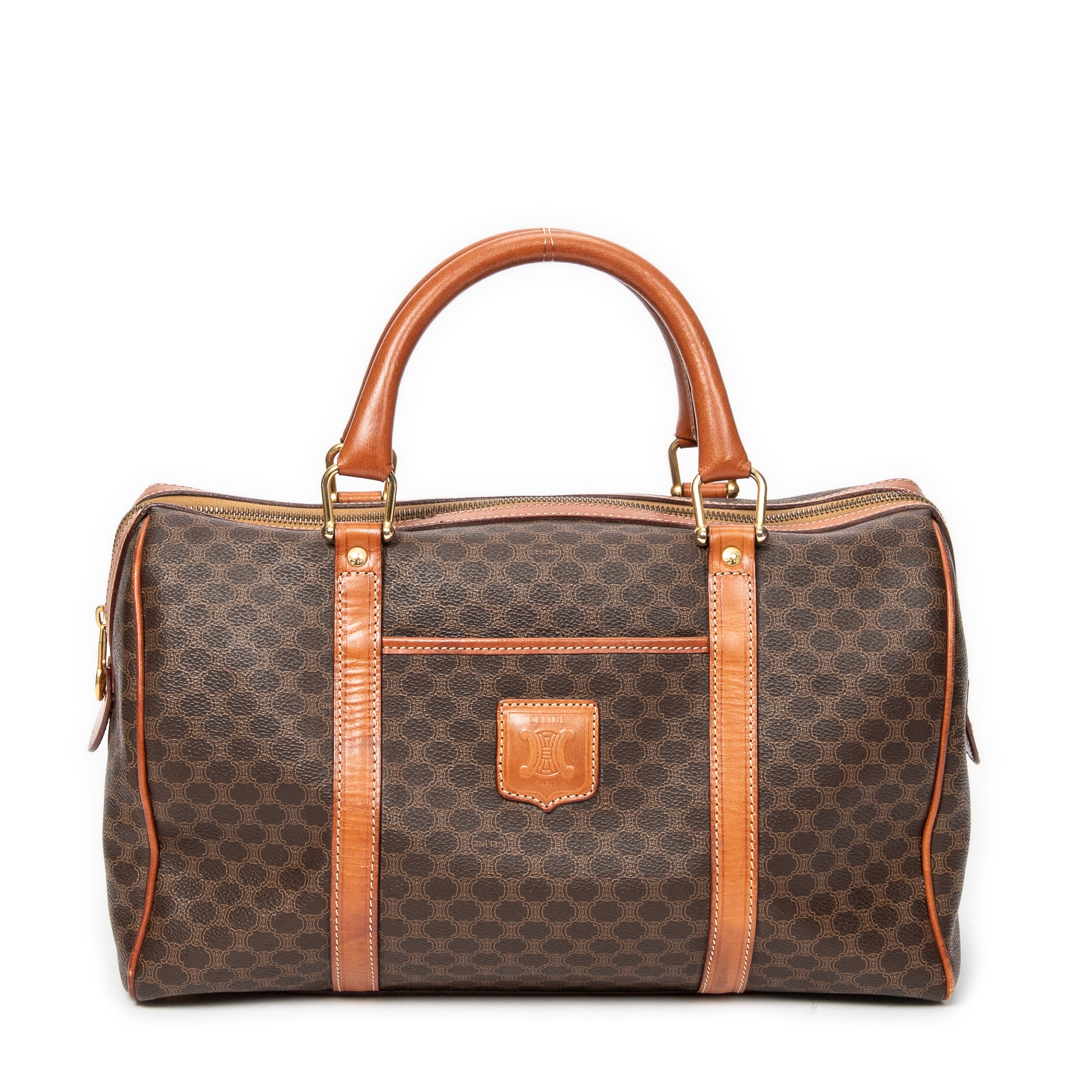 Celine - Boston Moyen Vintage - Marron