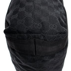 Handbag Open Shopper Black Monogrammed Canvas
