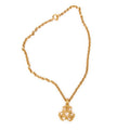 Necklace Triple CC Pendant Necklace Gold Gold Plated