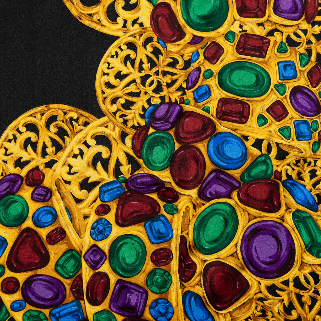 Scarf Scarf Black 100% Silk