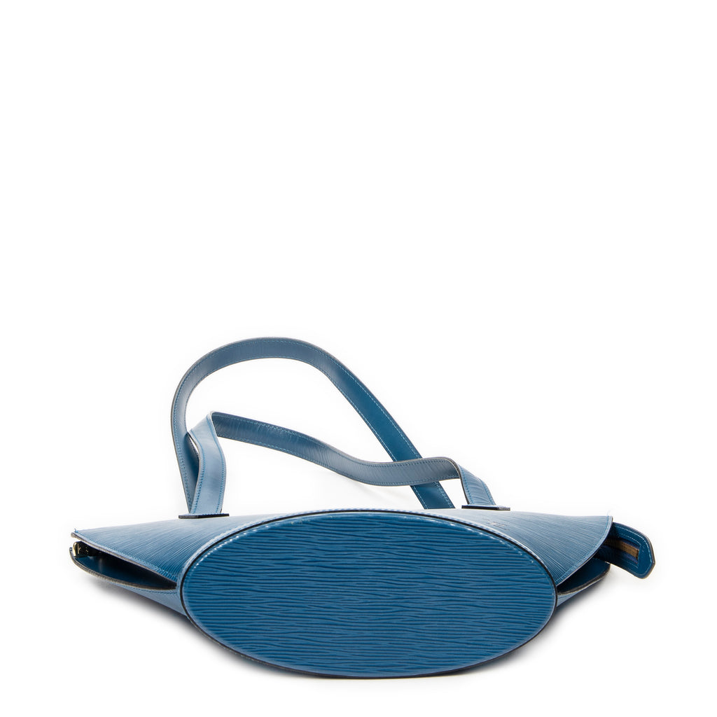 Shoulder bag St-Jacques Long Straps PM Blue Epi