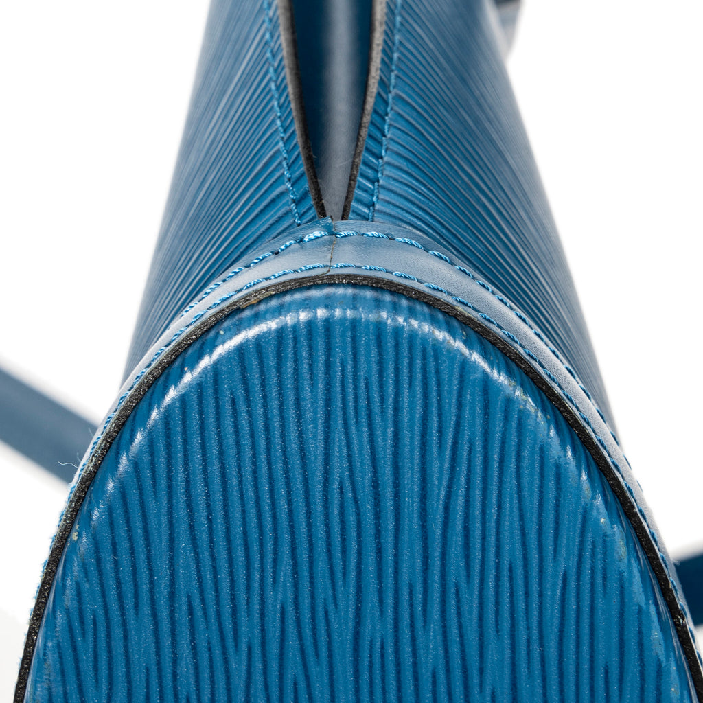 Shoulder bag St-Jacques Long Straps PM Blue Epi