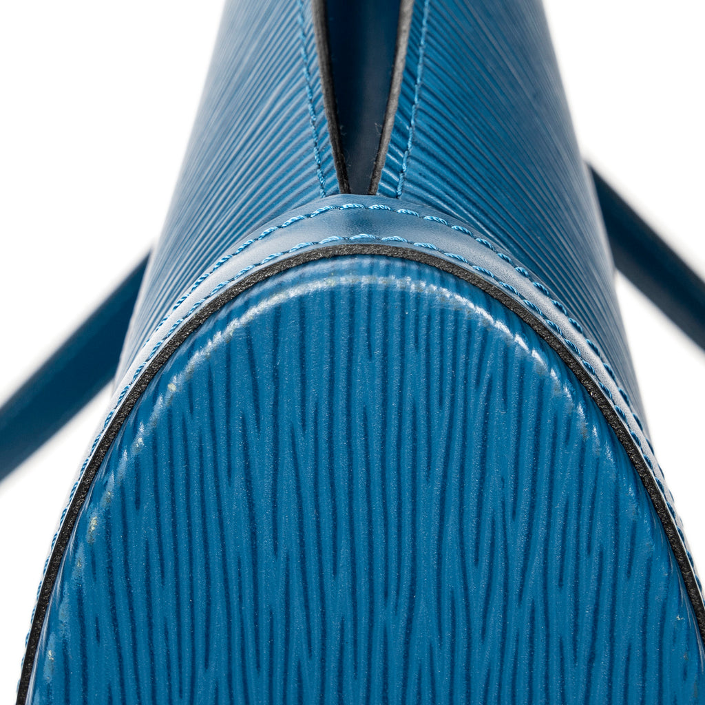 Shoulder bag St-Jacques Long Straps PM Blue Epi