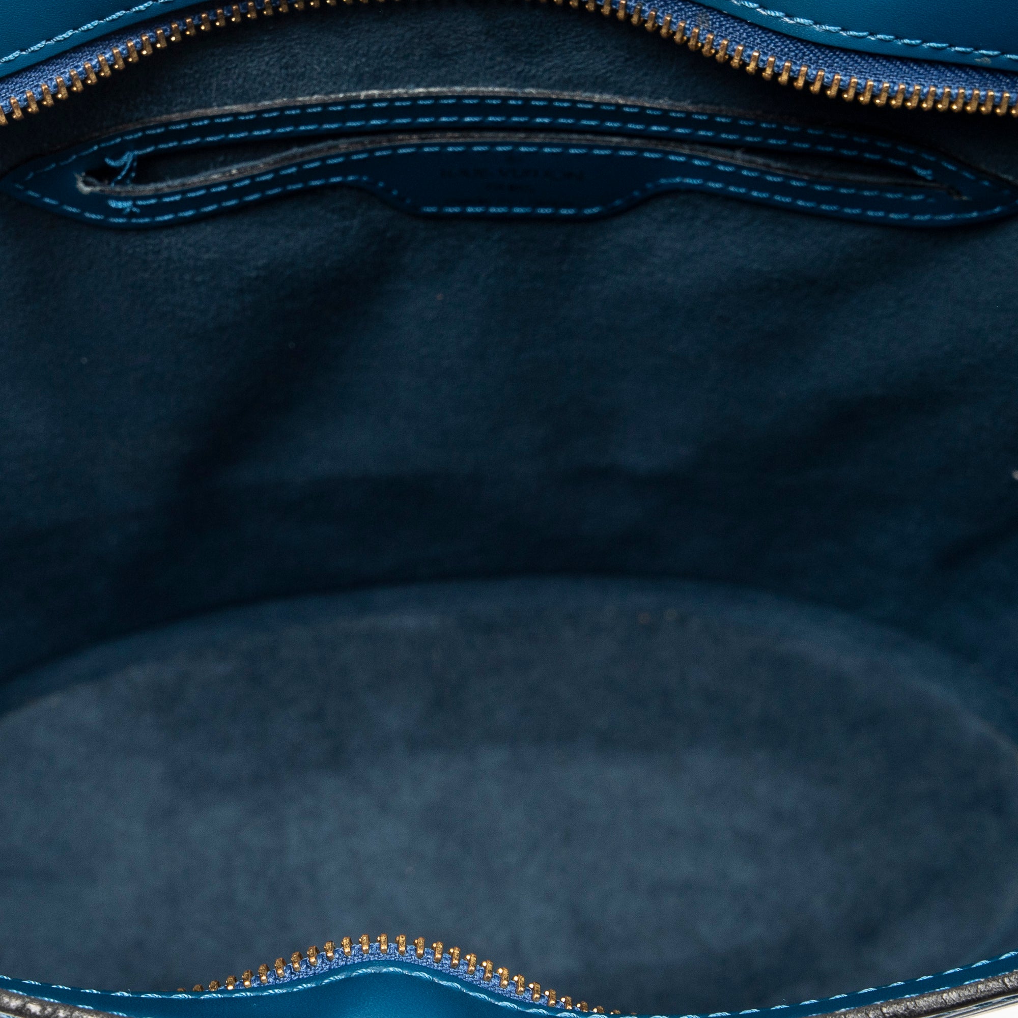 Shoulder bag St-Jacques Long Straps PM Blue Epi