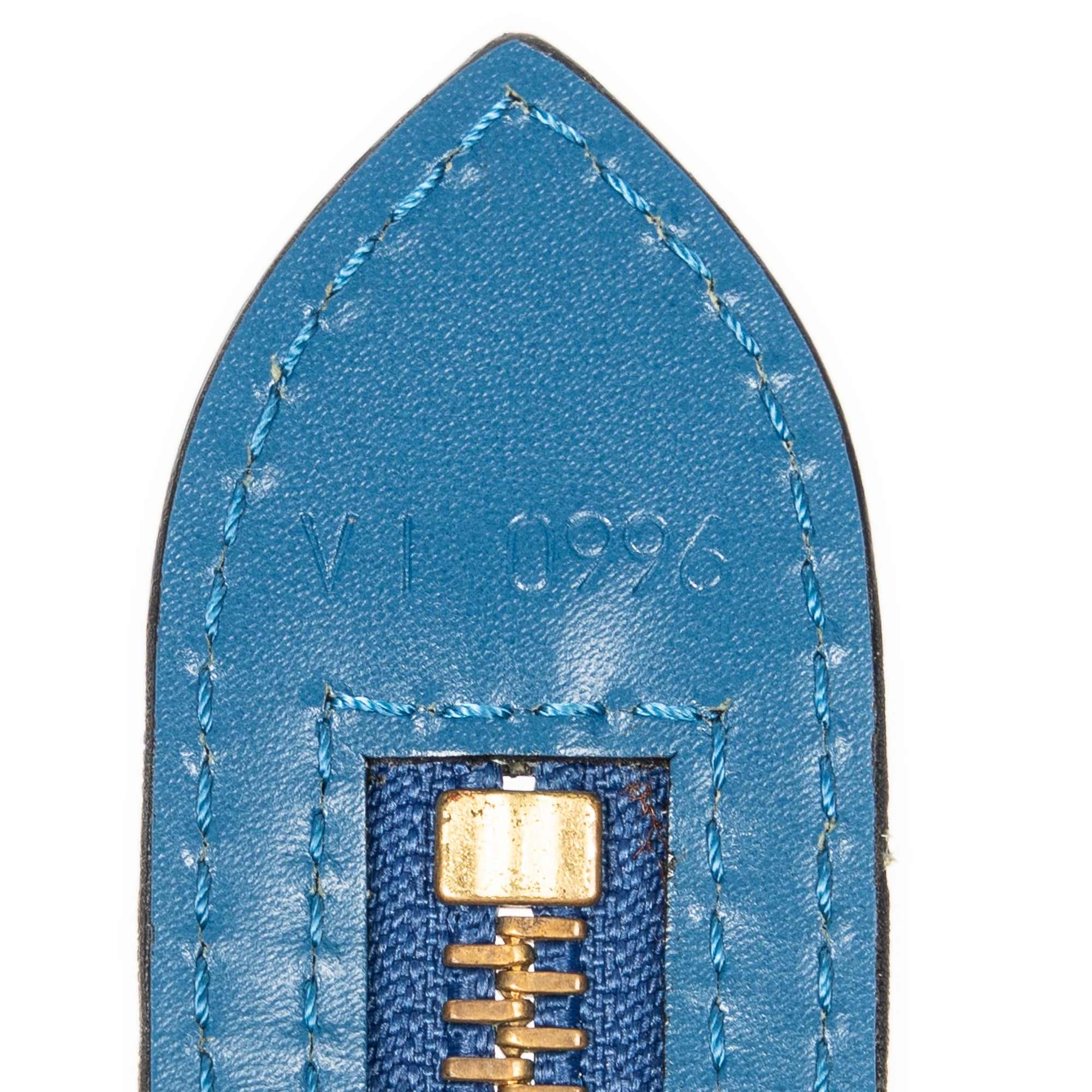 Shoulder bag St-Jacques Long Straps PM Blue Epi