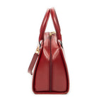 Shoulder bag Vintage Boston Red Grained Leather