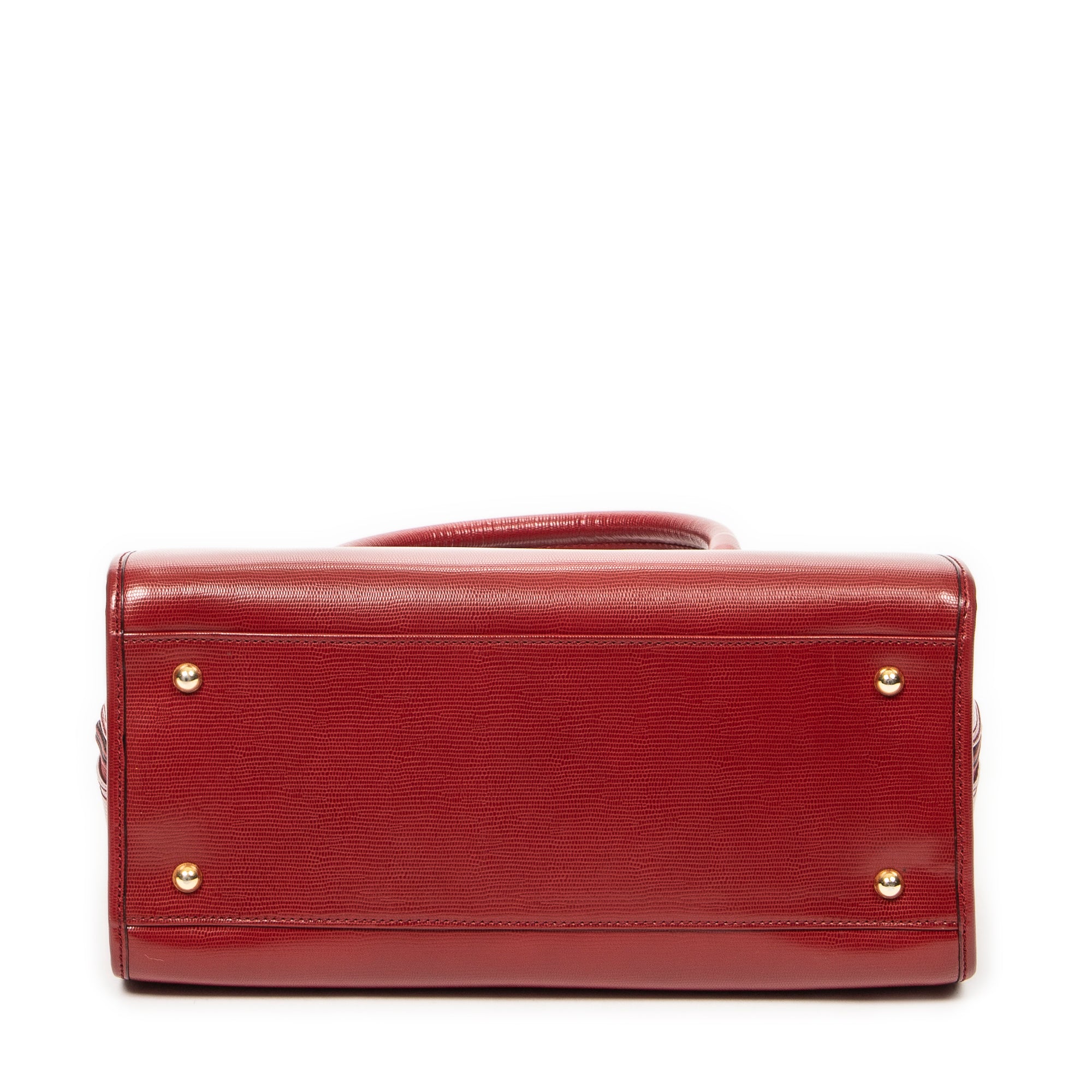 Shoulder bag Vintage Boston Red Grained Leather