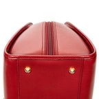 Shoulder bag Vintage Boston Red Grained Leather