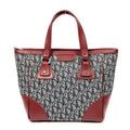 Dior - Cabas zippé Trotteur - Marine/Rouge