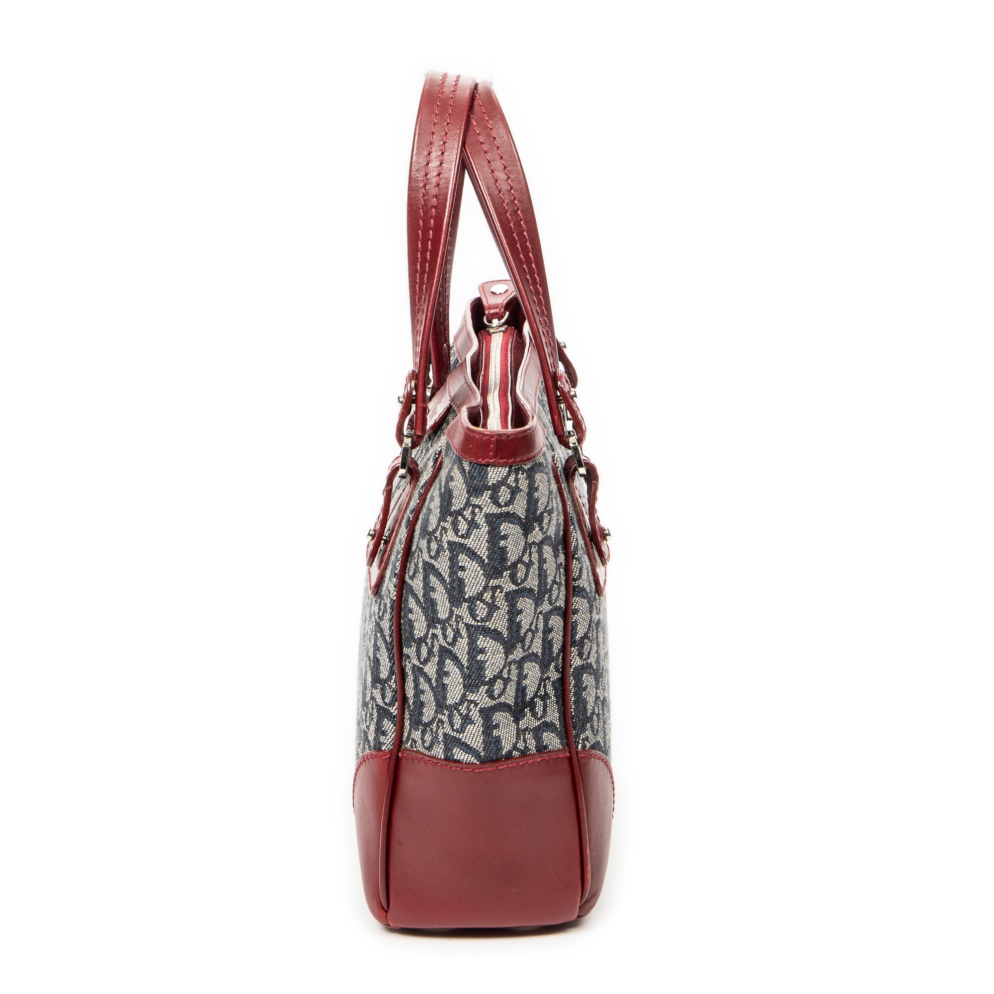 Dior - Cabas zippé Trotteur - Marine/Rouge