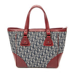 Dior - Cabas zippé Trotteur - Marine/Rouge