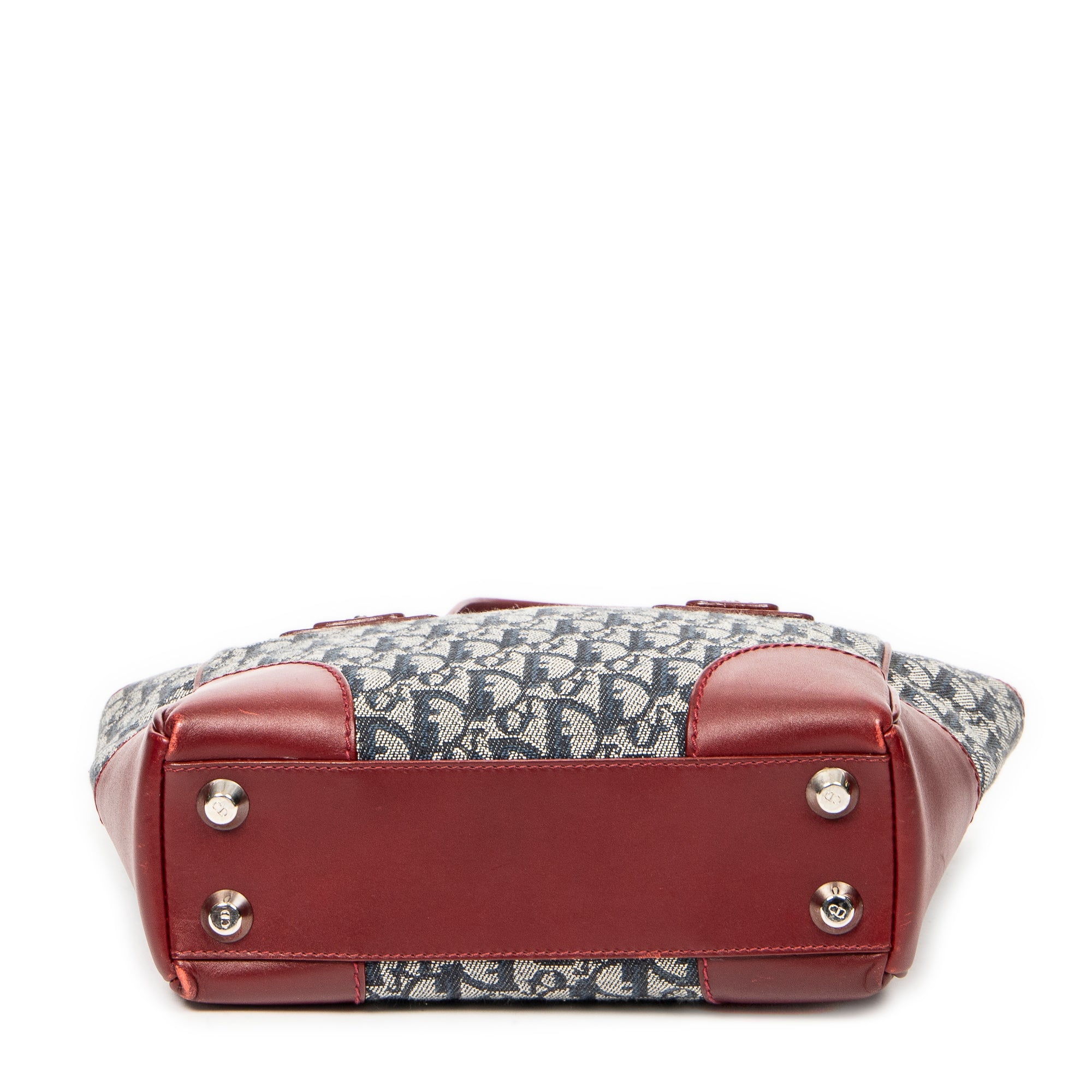 Dior - Cabas zippé Trotteur - Marine/Rouge
