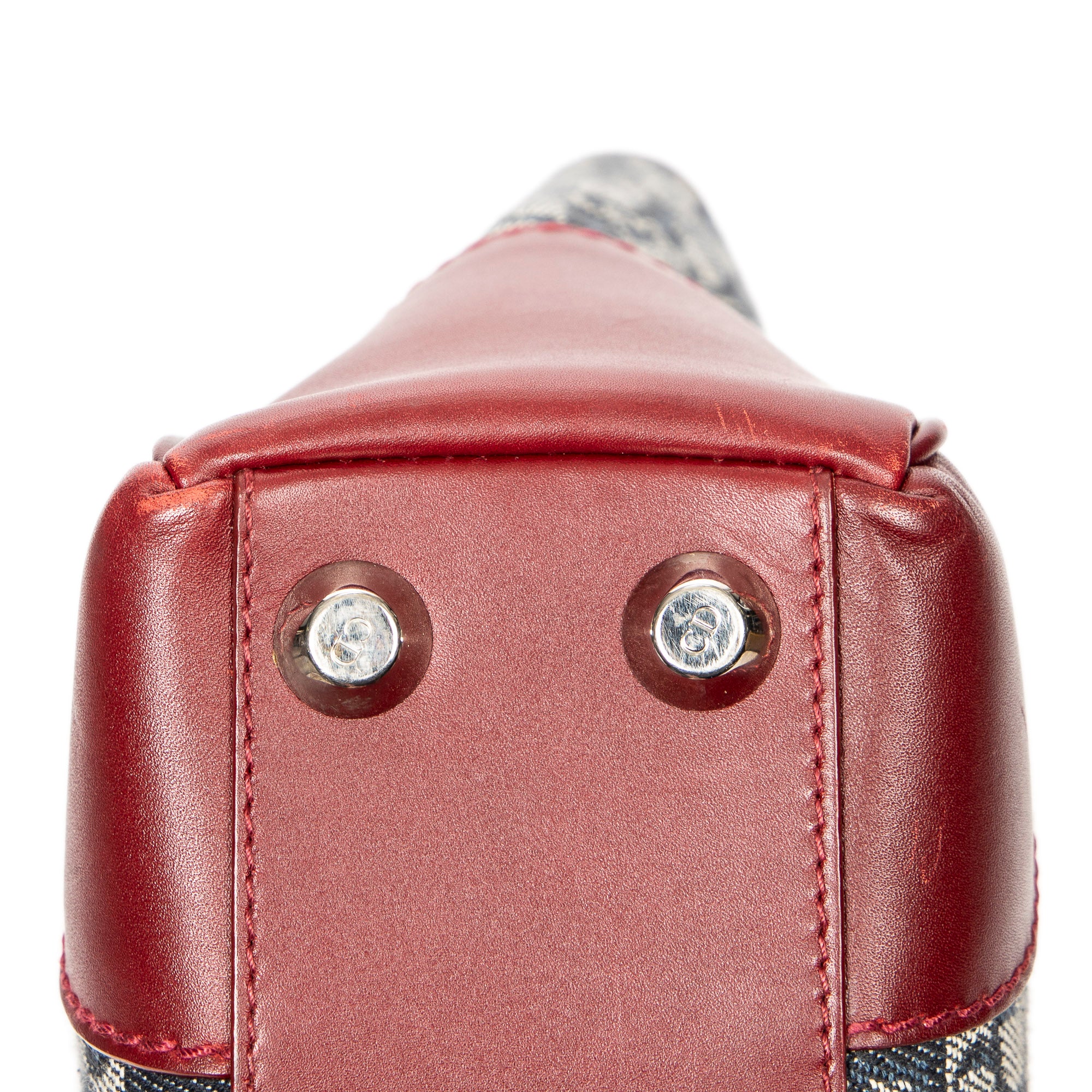 Dior - Cabas zippé Trotteur - Marine/Rouge