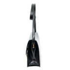 Shoulder bag Medium Torchon GG Ring Bag Black Textured Calfskin Leather