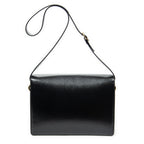 Shoulder bag Medium Torchon GG Ring Bag Black Textured Calfskin Leather