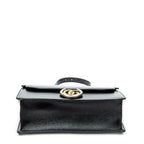 Shoulder bag Medium Torchon GG Ring Bag Black Textured Calfskin Leather