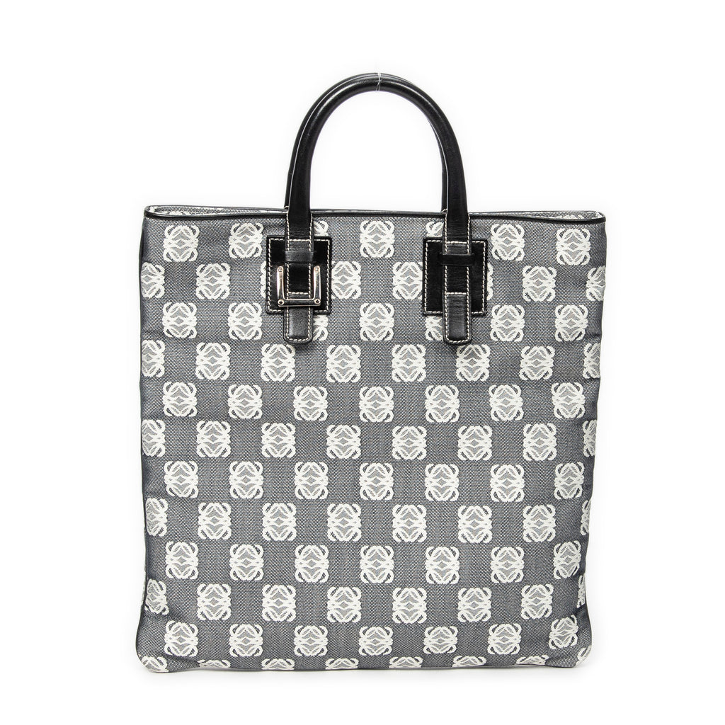 Shoulder Bag Anagram Tall Tote Grey Anagram Canvas