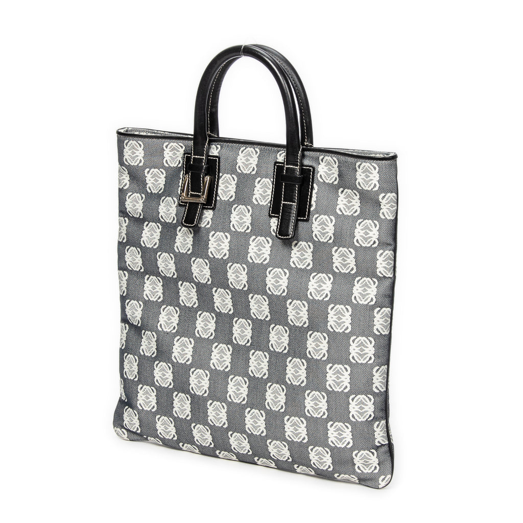Shoulder Bag Anagram Tall Tote Grey Anagram Canvas