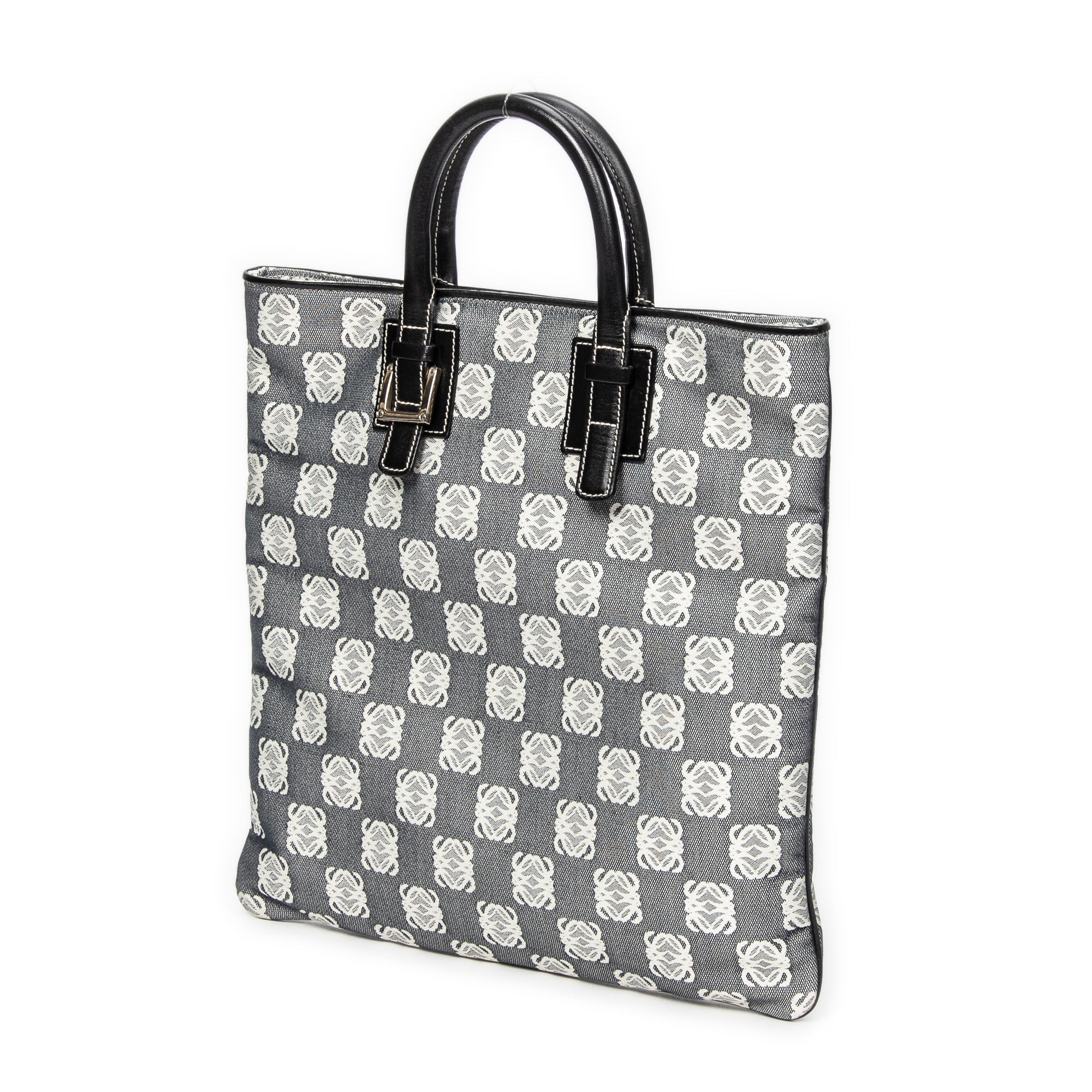 Shoulder Bag Anagram Tall Tote Grey Anagram Canvas