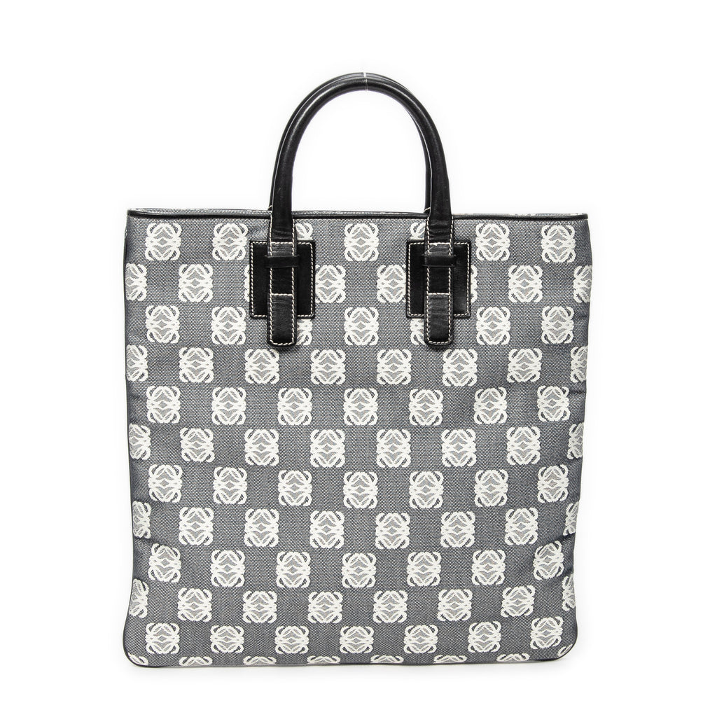 Shoulder Bag Anagram Tall Tote Grey Anagram Canvas