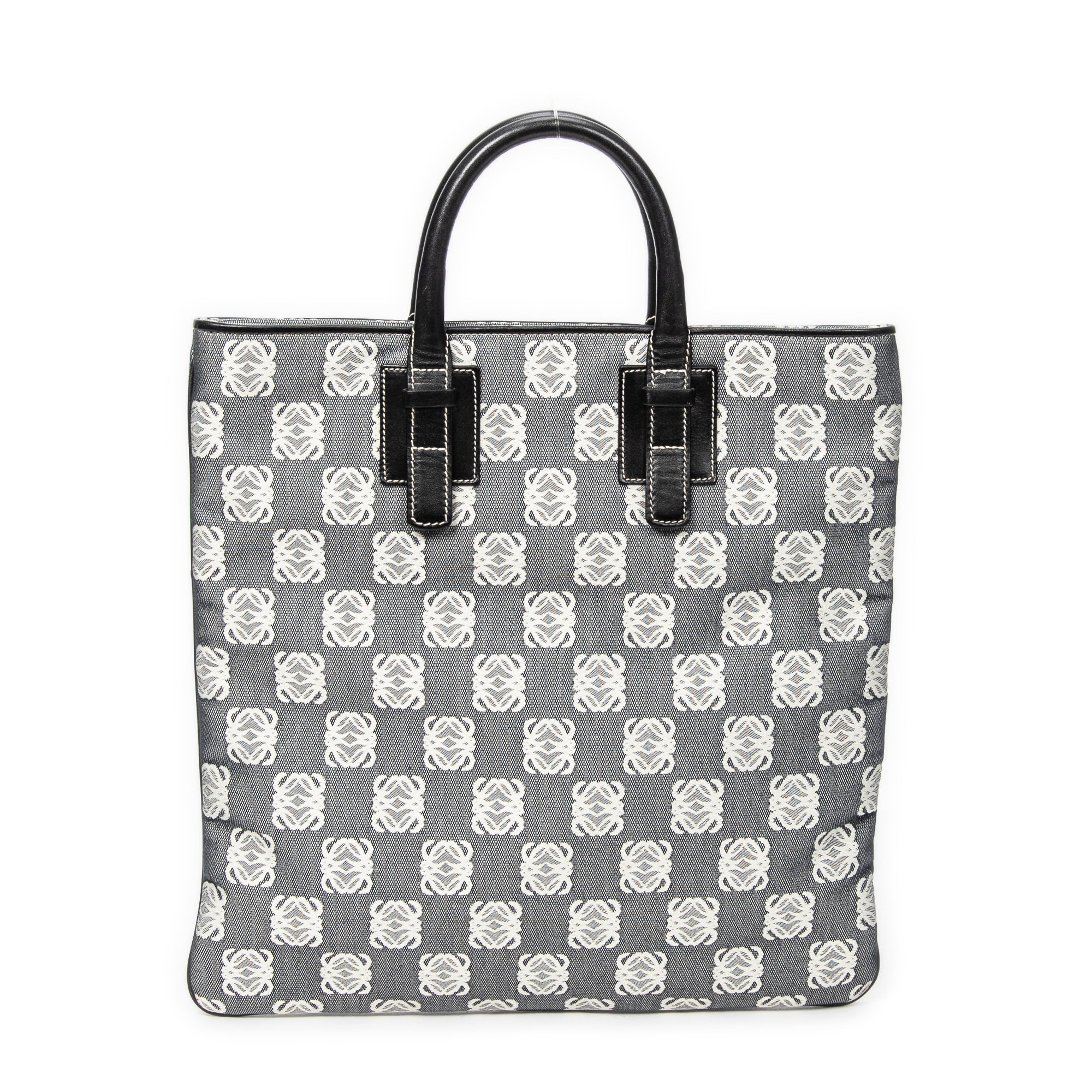 Shoulder Bag Anagram Tall Tote Grey Anagram Canvas