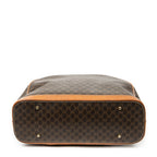 Handbag Vintage Front Pocket Dome Bag Brown Macadam Coated Canvas