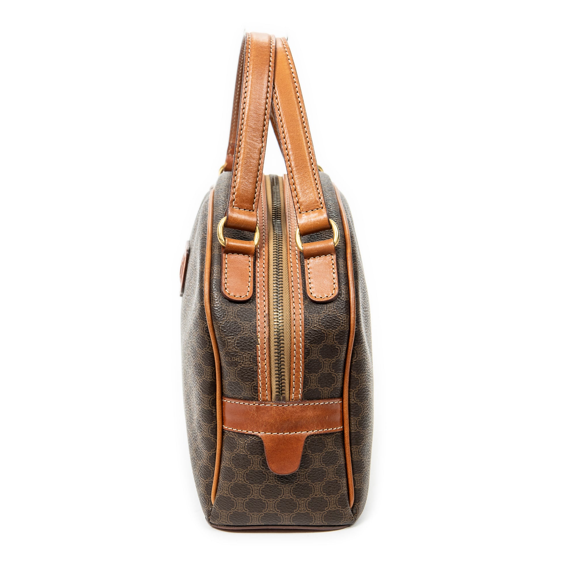 Shoulder bag Vintage Dome Tote Brown Macadam Coated Canvas