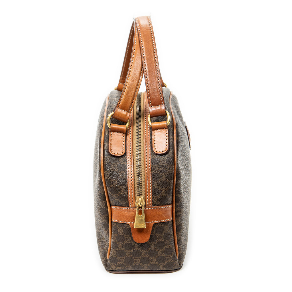 Shoulder bag Vintage Dome Tote Brown Macadam Coated Canvas