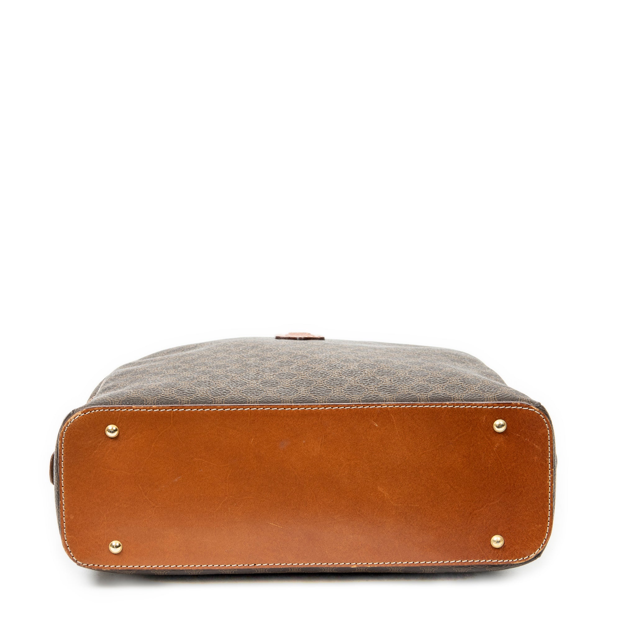 Shoulder bag Vintage Dome Tote Brown Macadam Coated Canvas