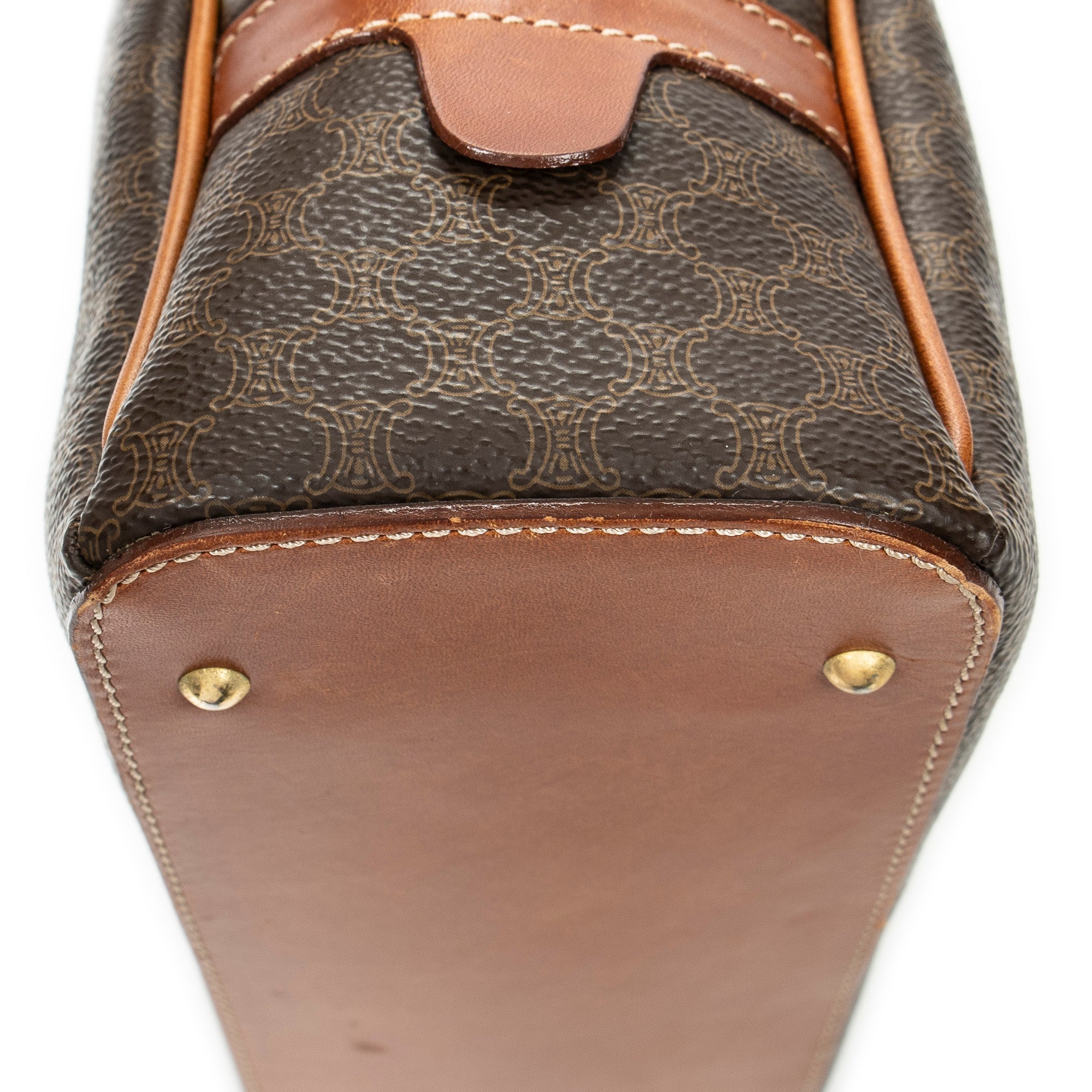 Shoulder bag Vintage Dome Tote Brown Macadam Coated Canvas