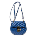 Shoulder bag Mini Drew Bijou Blue Quilted Calfskin Leather