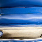 Shoulder bag Mini Drew Bijou Blue Quilted Calfskin Leather