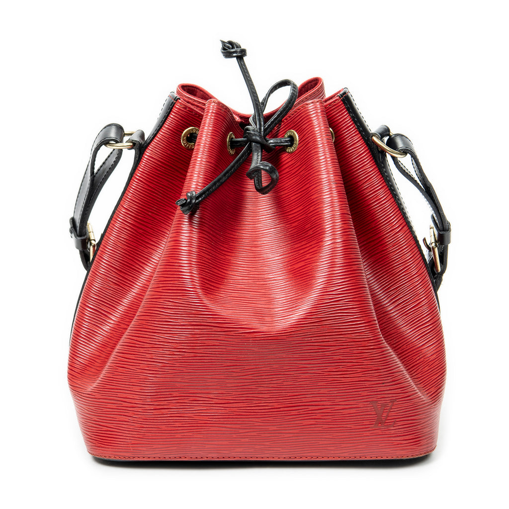 Shoulder bag Noe Bicolor PM Red Epi
