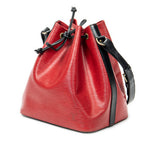 Shoulder bag Noe Bicolor PM Red Epi