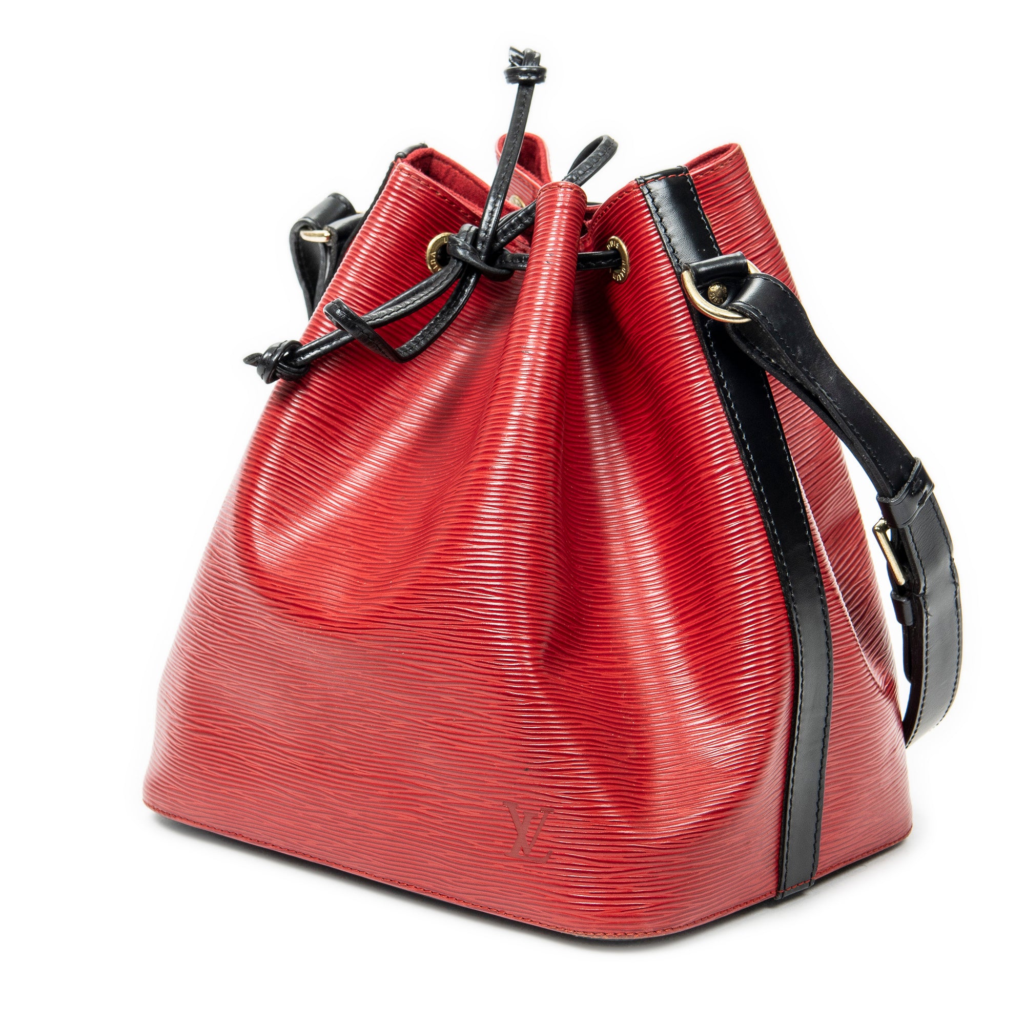 Shoulder bag Noe Bicolor PM Red Epi