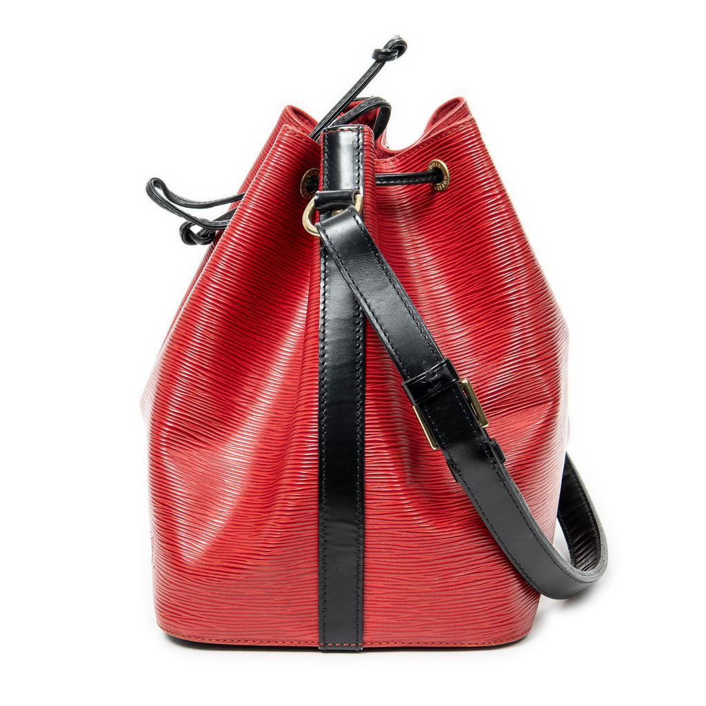 Shoulder bag Noe Bicolor PM Red Epi